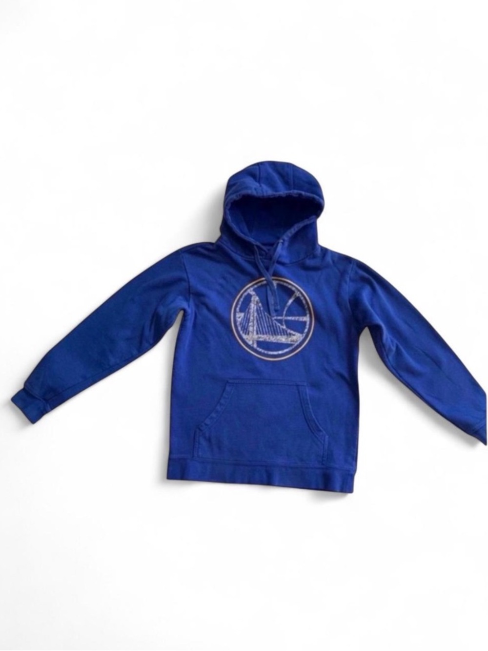 Golden State Warriors Fanatics Blue Hoodie Pullover Small S NBA Basketball